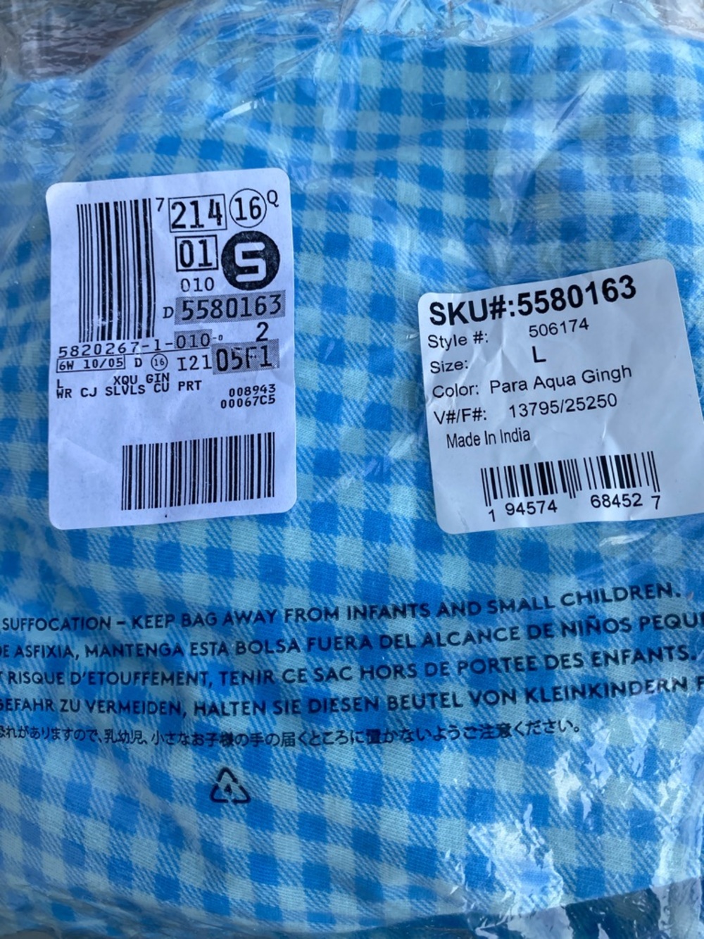 Lands’ End Dress Cover Up Size L NWT - Picture 3 of 8